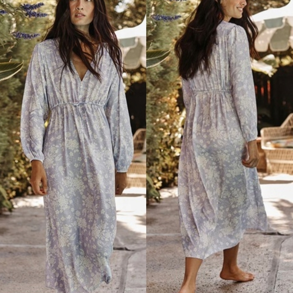 Summersalt The Cinched Waist Caftan Dress